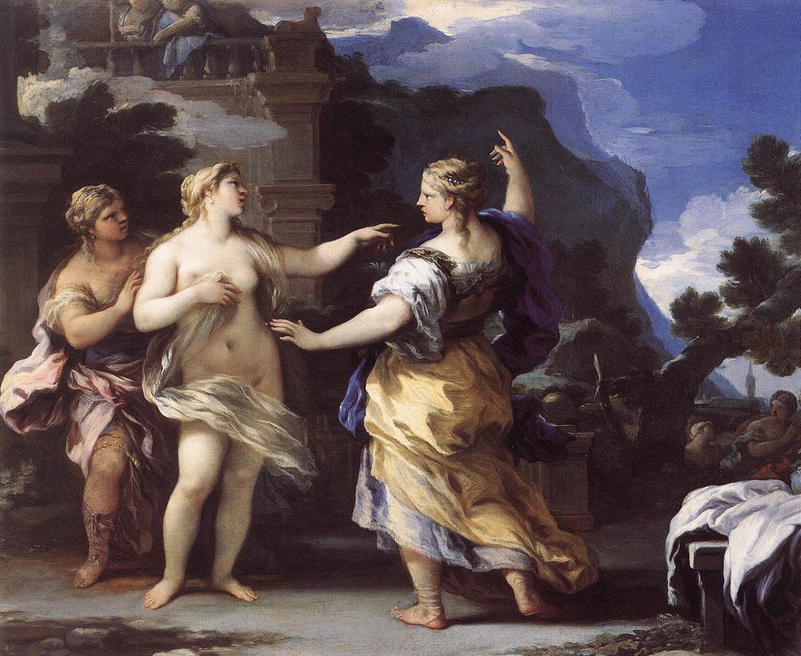 GIORDANO, Luca Venus Punishing Psyche with a Task  dfh